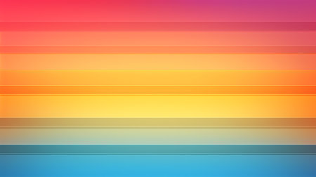 A background composed of multicolored gradient waves. AI-Generated imagesの素材
