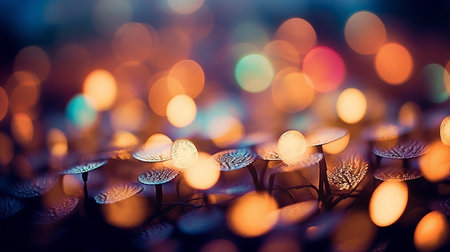 Luminous Dance: Bokeh and Light Playの素材