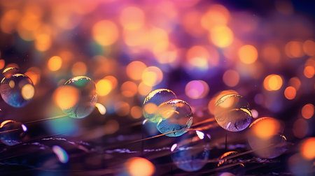 Luminous Dance: Bokeh and Light Playの素材