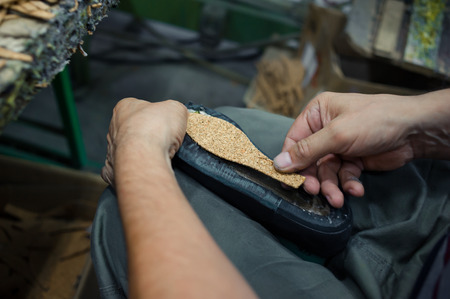 shoes factoryの写真素材