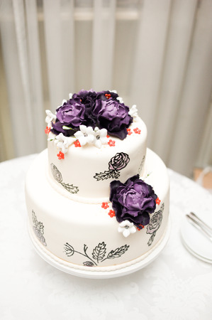 Big wedding cakeの写真素材