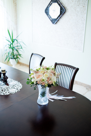 Beautiful wedding bouquetの写真素材