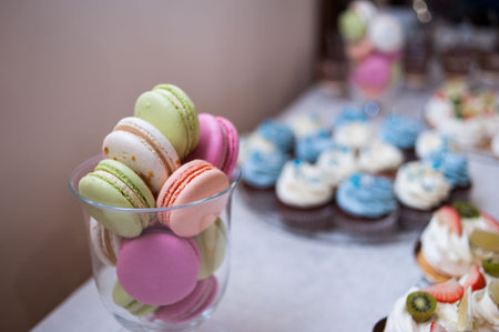 Candy bar at wedding party