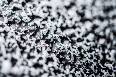 Powder coatings samples on metal plate