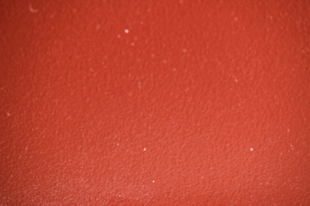 Powder coatings samples on metal plate