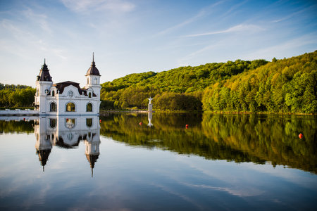 The Church of the Intercession of the Holy Virgin on the river Kamaの写真素材