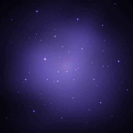 Night sky with stars. Vector illustration.のイラスト素材