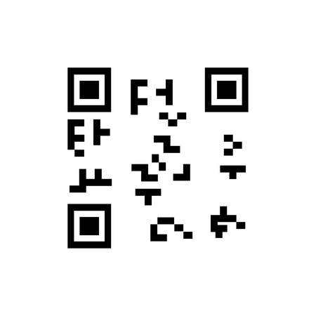QR code. Vector illustration.のイラスト素材