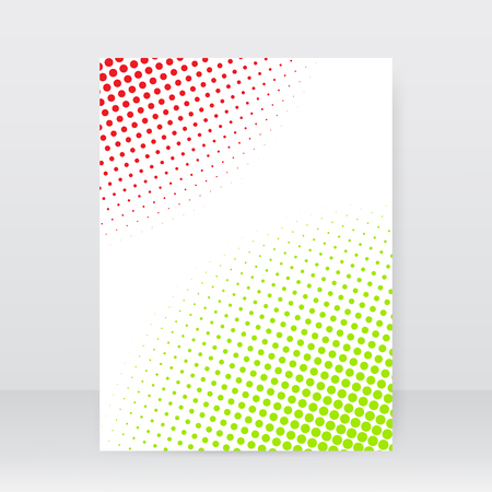 Blank brochure abstract circles. Vector illustration .のイラスト素材