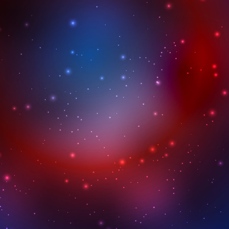 Abstract cosmic sky with stars. Vector illustration .のイラスト素材