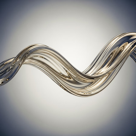 An intricate glass sculpture displays a fluid wave design, reflecting light beautifully and creating a sense of motion and elegance in its clear form.の素材