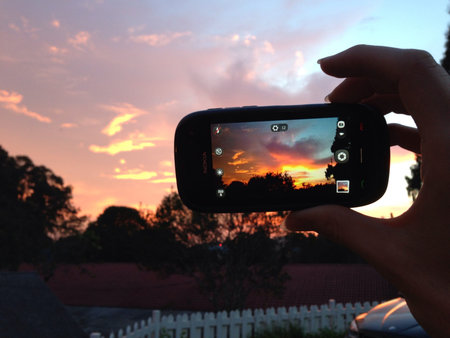 Capturing sunset with a Nokia smartphone