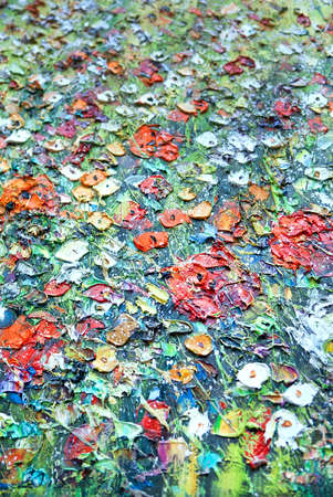 Colorful textured background. Abstract colorful  paint for background. Selective focusの写真素材