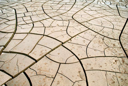 Dry and cracked earthの写真素材