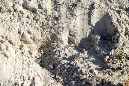 Quarry for the extraction of clay and sandの写真素材