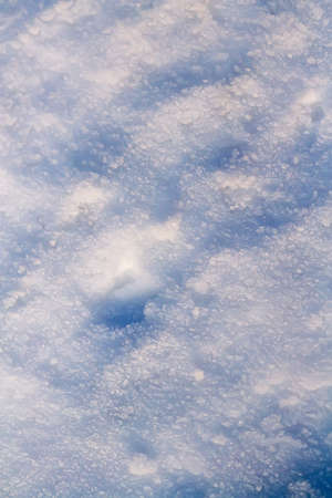 Texture of white snow sparkling abstract christmas background. Selective focusの写真素材