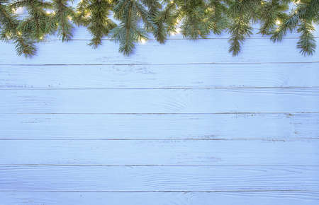 Colorful traditional background on grunge wood texture of old weathered boards with copy spaceの写真素材