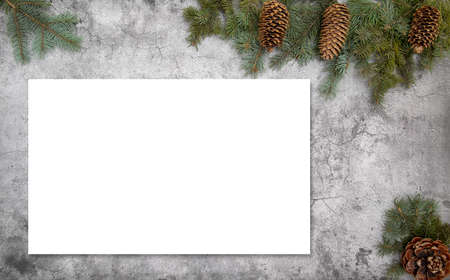 Christmas mockup layout with copy spaceの写真素材