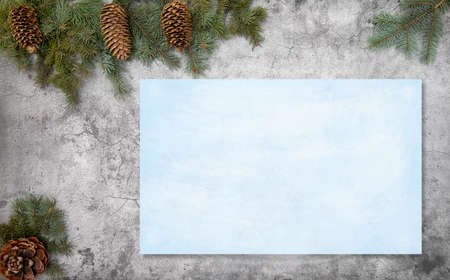 Christmas mockup layout with copy spaceの写真素材