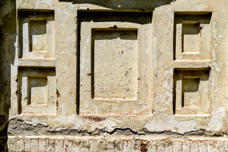 Rectangle block pattern for wall and fence houseの写真素材