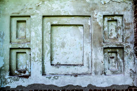 Rectangle block pattern for wall and fence houseの写真素材