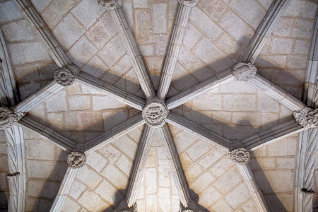 Ornate Stone Vaulted Ceiling Ribs Detail