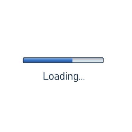 loading icon vector illustration isolated on white background.