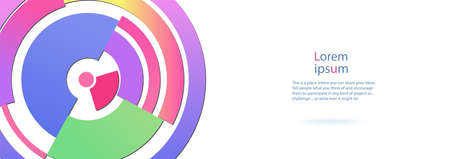 Vector flyer template. Futuristic background with copy space for inspirational and encouraging thoughts that you want to share with your audience.のイラスト素材