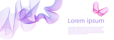 Vector flyer template. Abstract background with copy space for inspirational and encouraging thoughts that you want to share with your audience.のイラスト素材