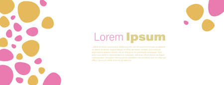 Vector flyer template. Abstract background with copy space for inspirational and encouraging thoughtsのイラスト素材