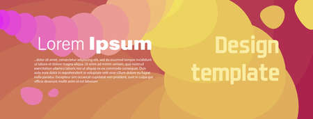 Vector flyer template. Abstract background with copy space for inspirational and encouraging thoughtsのイラスト素材