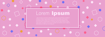 Vector flyer template. Abstract background with copy space for inspirational and encouraging thoughtsのイラスト素材