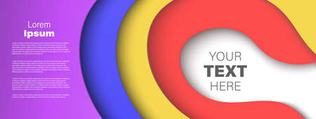 Vector flyer template. Abstract background with copy space for inspirational and encouraging thoughtsのイラスト素材