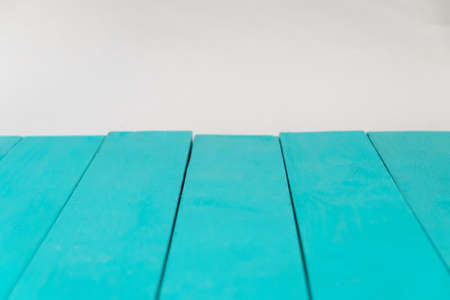 Blue Wooden board.Time-worn planks in turquoise color.Perfect background for your design.の写真素材