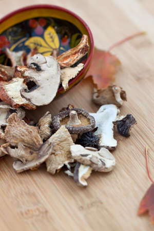 Dried Mushroomsの写真素材
