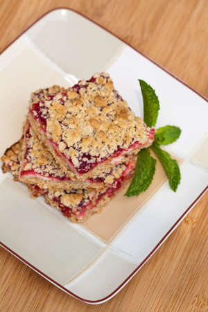 Raspberry barsの写真素材