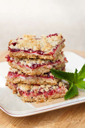 Raspberry barsの写真素材