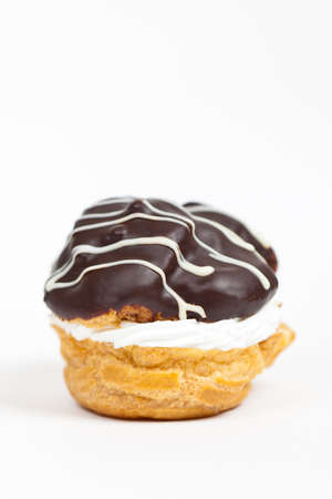 Chocalate Cream Puffの写真素材