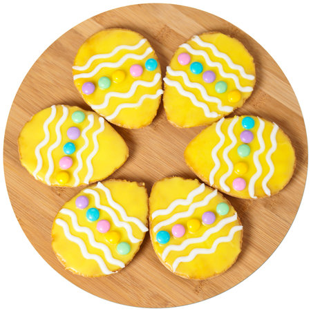Decorated Colorful Easter Cookies