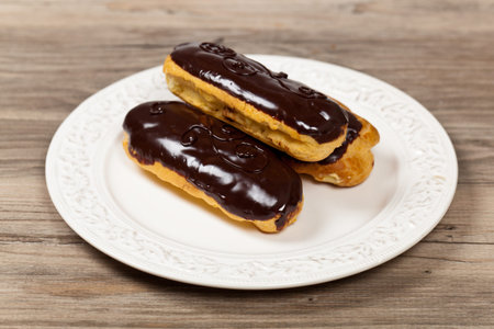 Chocolate eclairs