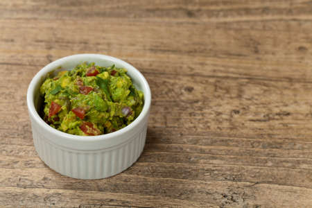 Bowl of Guacamole dipの写真素材