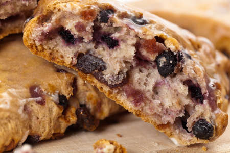 Blueberry Scones. Selective focus.の写真素材