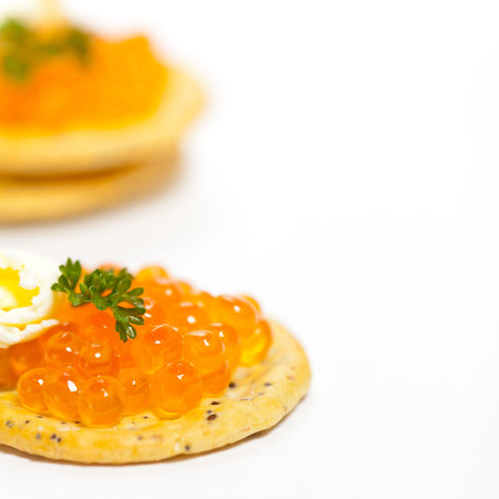Red Caviar. Selective focus.