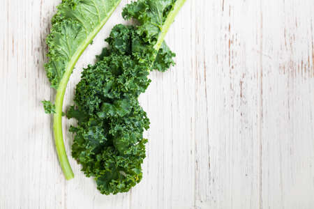 Kale or Leaf Cabbage. Selective focus.の写真素材