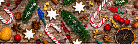 Christmas Background with Christmas and New Year Theme Background