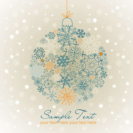 Beautiful Christmas ball illustration. のイラスト素材