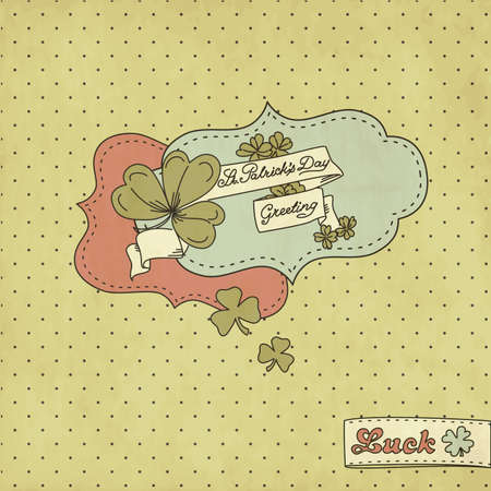 Saint Patrick's Day Cardのイラスト素材