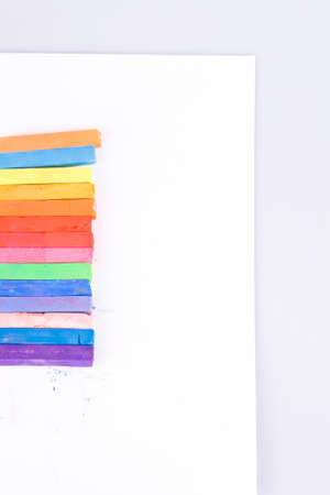 Color full chalkの写真素材