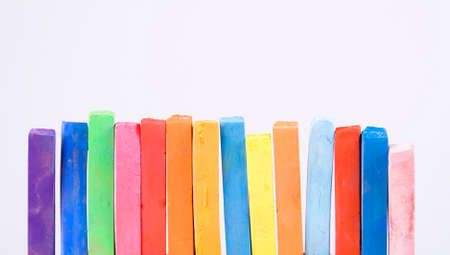 Color full chalkの写真素材