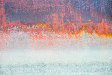 old rusty iron background, rusty floodの写真素材